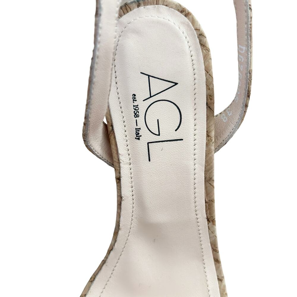 AGL Demo Ankle Strap Wedge Sandal 8.5 NEW - Picture 6 of 7